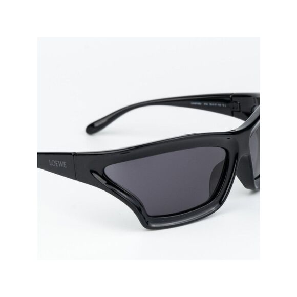 Loewe x PAULA\'S IBIZA Women Sunglasses Black Smoke Wraparound LW40143U 01A main image 9